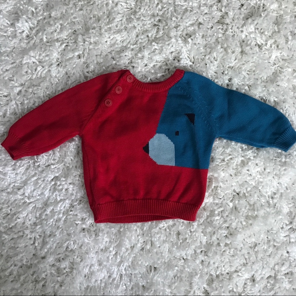 Tea Collection bear sweater